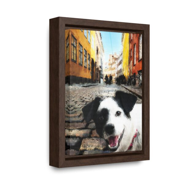 Patch in Colour - Vertical Framed Premium Gallery Wrap Canvas
