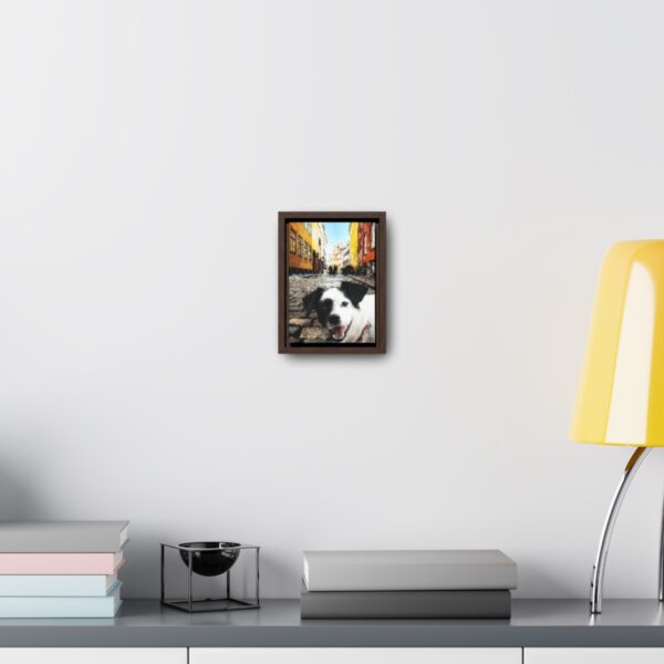 Patch in Colour - Vertical Framed Premium Gallery Wrap Canvas