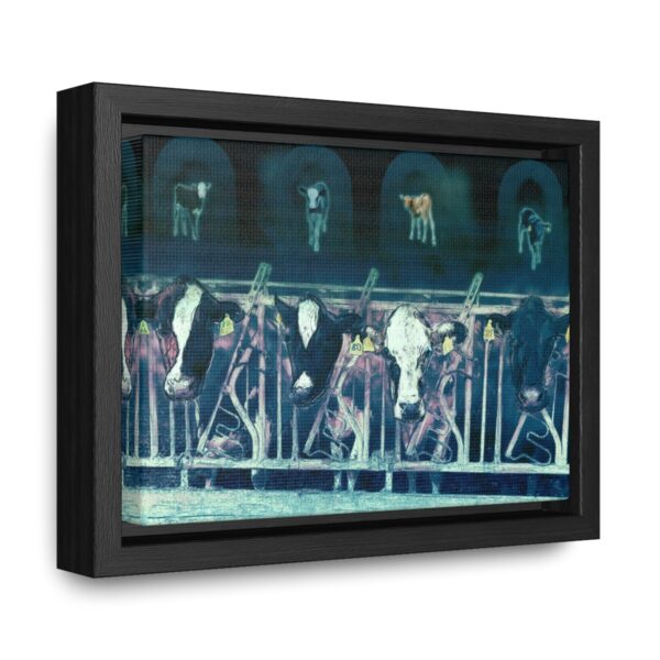 Cows missing their calves - Gallery Canvas Wrap, Horizontal Frame