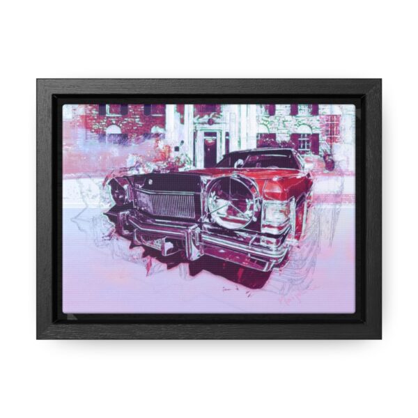 Elvis' Cadillac parked in front of Graceland - Gallery Canvas Wrap, Horizontal Frame