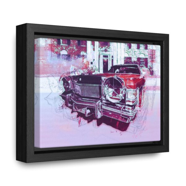 Elvis' Cadillac parked in front of Graceland - Gallery Canvas Wrap, Horizontal Frame