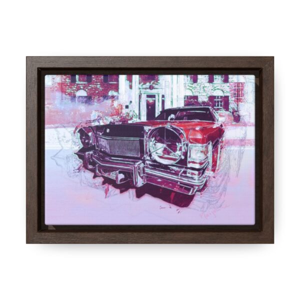 Elvis' Cadillac parked in front of Graceland - Gallery Canvas Wrap, Horizontal Frame