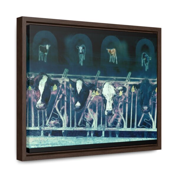 Cows missing their calves - Gallery Canvas Wrap, Horizontal Frame