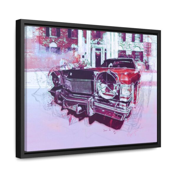 Elvis' Cadillac parked in front of Graceland - Gallery Canvas Wrap, Horizontal Frame
