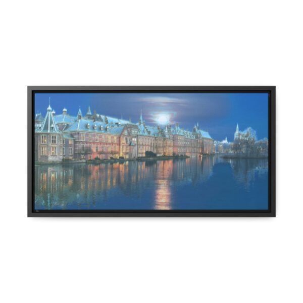 The Dutch Houses of Parliament - Gallery Canvas Wrap, Horizontal Frame