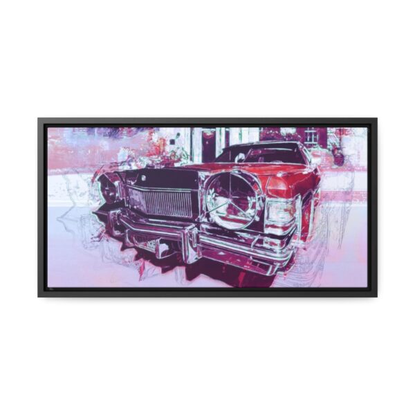 Elvis' Cadillac parked in front of Graceland - Gallery Canvas Wrap, Horizontal Frame