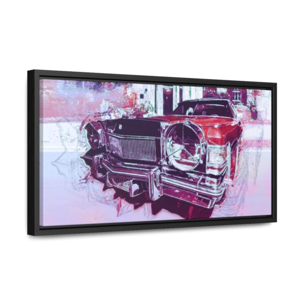 Elvis' Cadillac parked in front of Graceland - Gallery Canvas Wrap, Horizontal Frame