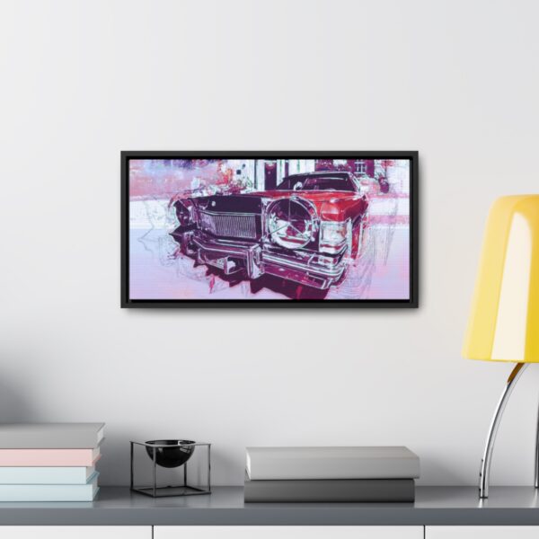 Elvis' Cadillac parked in front of Graceland - Gallery Canvas Wrap, Horizontal Frame