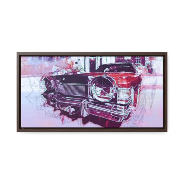 Elvis' Cadillac parked in front of Graceland - Gallery Canvas Wrap, Horizontal Frame