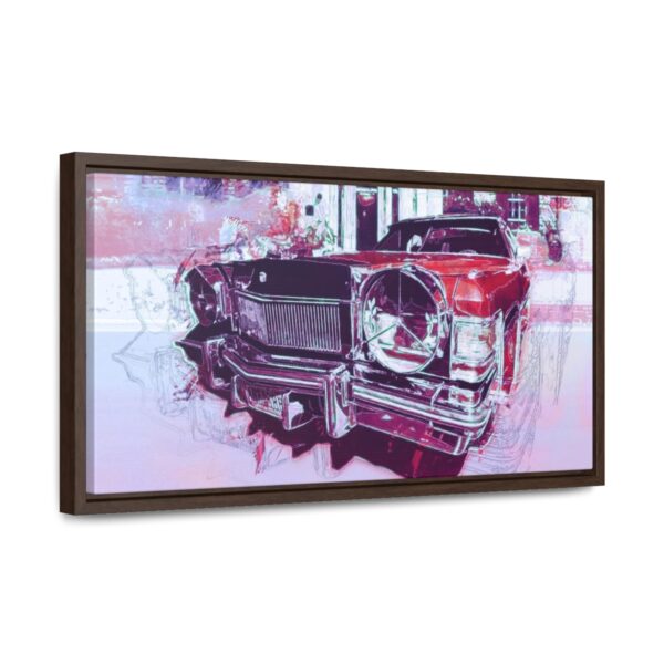 Elvis' Cadillac parked in front of Graceland - Gallery Canvas Wrap, Horizontal Frame