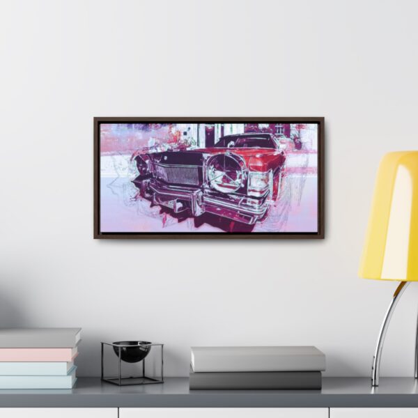 Elvis' Cadillac parked in front of Graceland - Gallery Canvas Wrap, Horizontal Frame