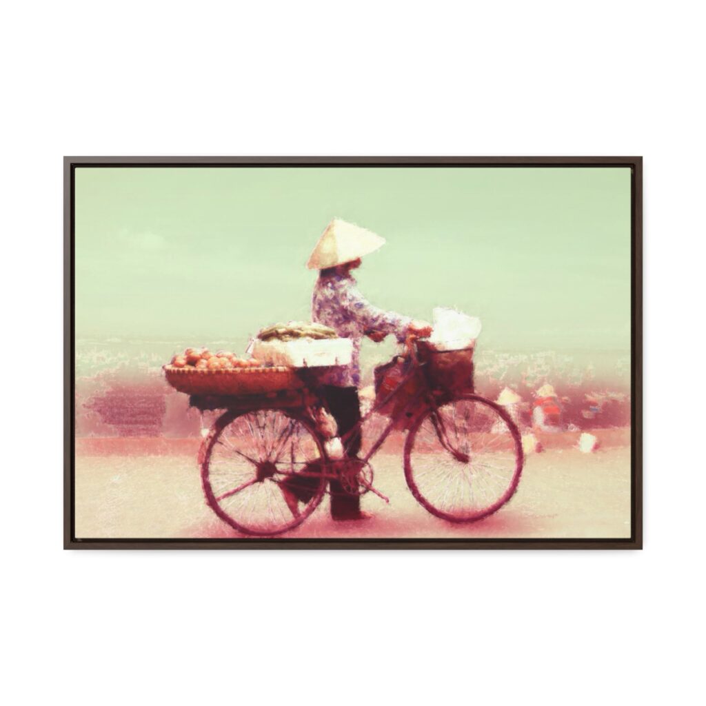 To Market - Stretched Canvas