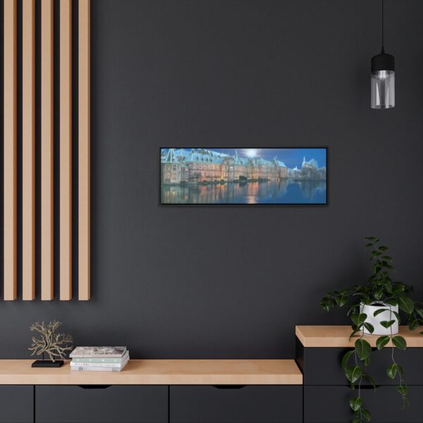 The Dutch Houses of Parliament - Gallery Canvas Wrap, Horizontal Frame