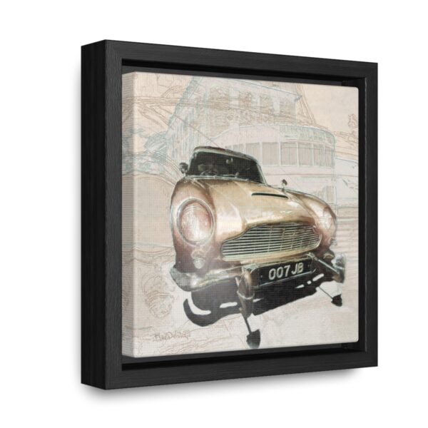 007 James Bond's favourite car, the Aston Martin from Goldfinger