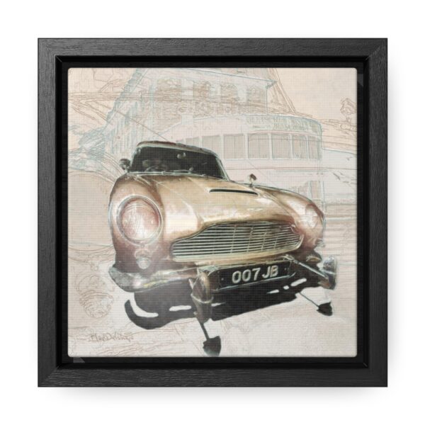 007 James Bond's favourite car, the Aston Martin from Goldfinger