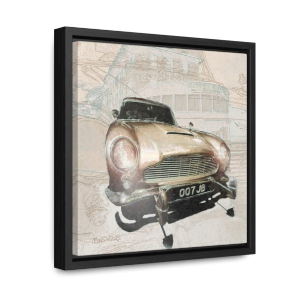 007 James Bond's favourite car, the Aston Martin from Goldfinger