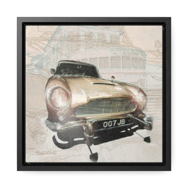 007 James Bond's favourite car, the Aston Martin from Goldfinger