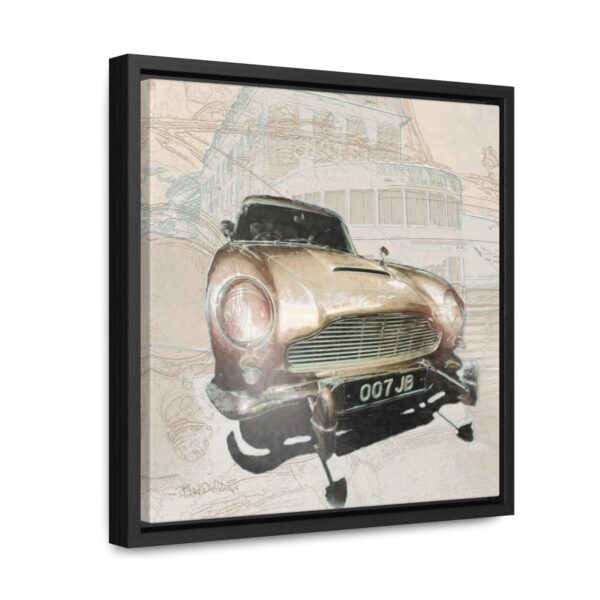 007 James Bond's favourite car, the Aston Martin from Goldfinger