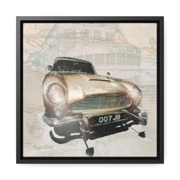 007 James Bond's favourite car, the Aston Martin from Goldfinger