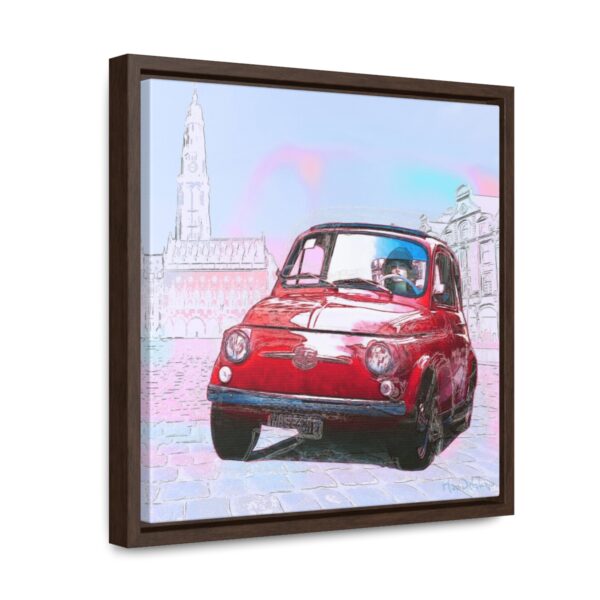 Bambino on holidays - Square Framed Premium Gallery Wrap Canvas