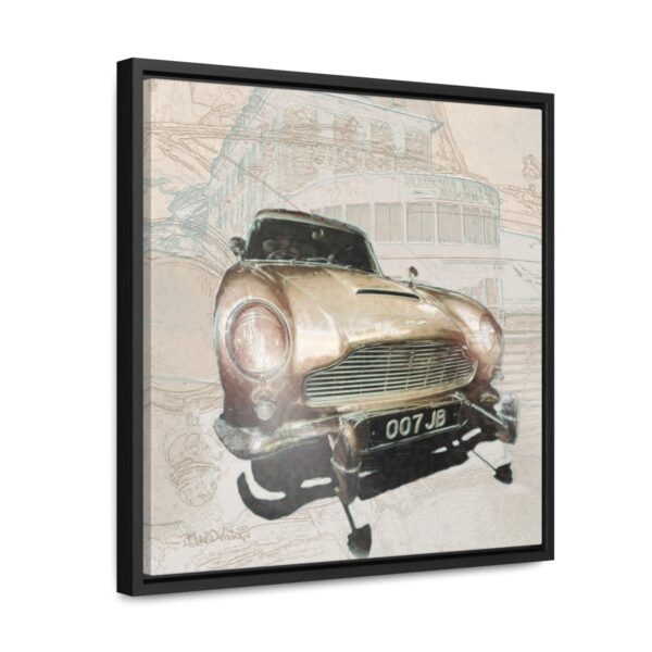 007 James Bond's favourite car, the Aston Martin from Goldfinger