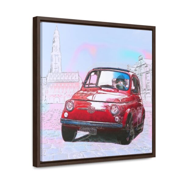Bambino on holidays - Square Framed Premium Gallery Wrap Canvas