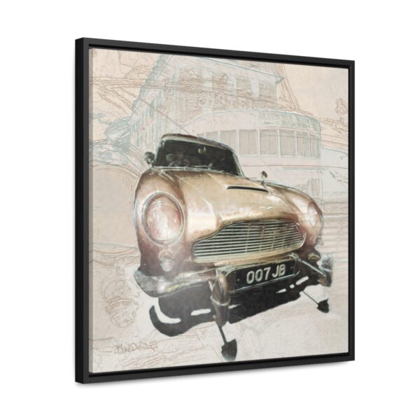 007 James Bond's favourite car, the Aston Martin from Goldfinger