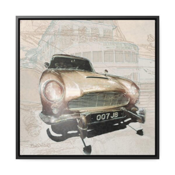 007 James Bond's favourite car, the Aston Martin from Goldfinger