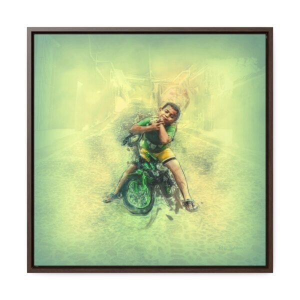 Later When I'm Big - Square Framed Premium Gallery Wrap Canvas