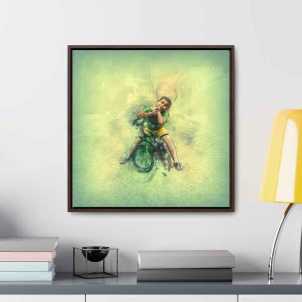 Later When I'm Big - Square Framed Premium Gallery Wrap Canvas