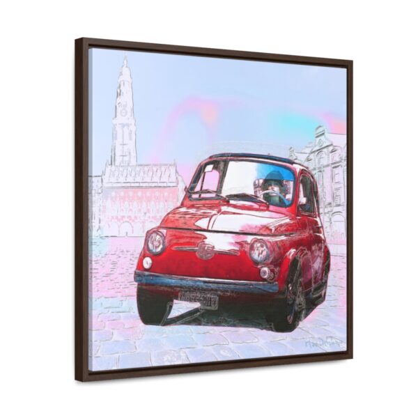 Bambino on holidays - Square Framed Premium Gallery Wrap Canvas