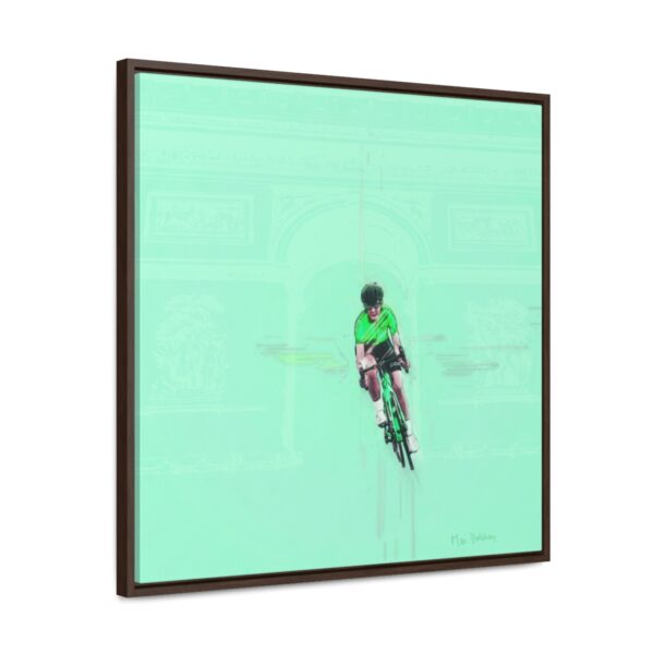 Dream Lady Biker - Square Framed Premium Gallery Wrap Canvas