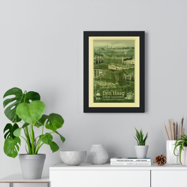 The Hague revisited in a Premium Framed Vertical Poster