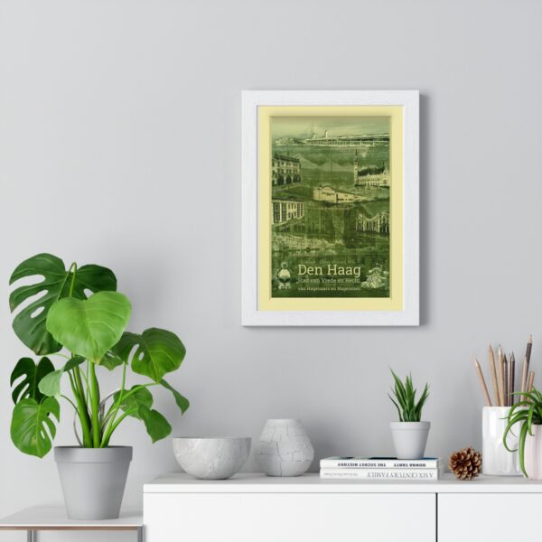 The Hague revisited in a Premium Framed Vertical Poster