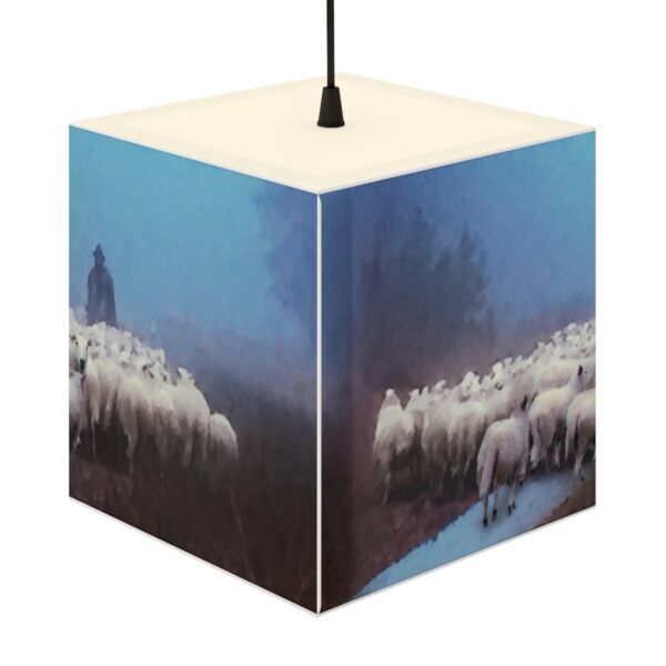 Mist lifting on flock - Personalized Lamp