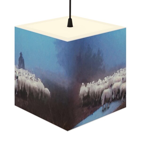 Mist lifting on flock - Personalized Lamp