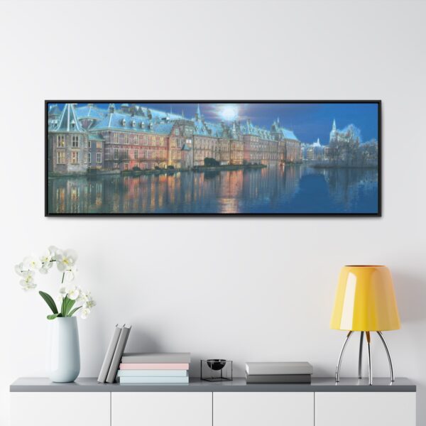 The Dutch Houses of Parliament - Gallery Canvas Wrap, Horizontal Frame