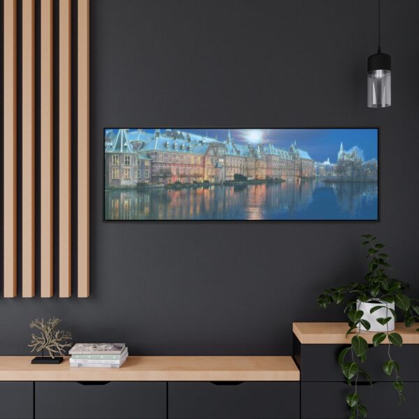 The Dutch Houses of Parliament - Gallery Canvas Wrap, Horizontal Frame