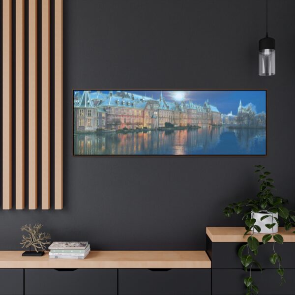 The Dutch Houses of Parliament - Gallery Canvas Wrap, Horizontal Frame