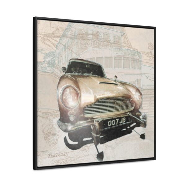 007 James Bond's favourite car, the Aston Martin from Goldfinger