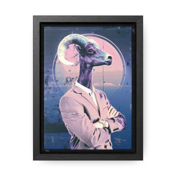 Tough Mr. Buck - Gallery Canvas Wraps, Vertical Frame