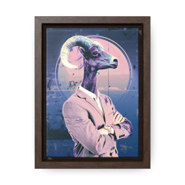 Tough Mr. Buck - Gallery Canvas Wraps, Vertical Frame